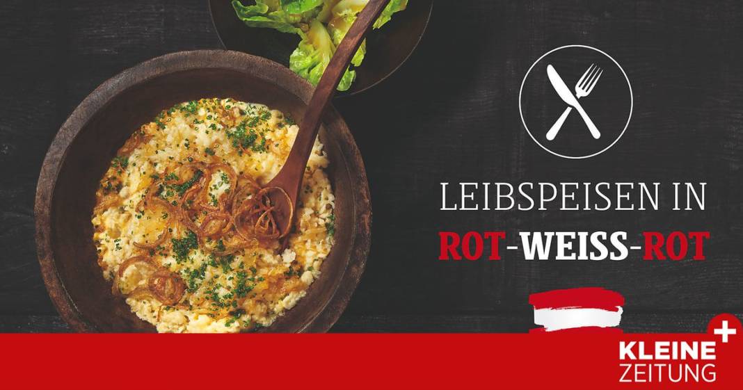 leibspeisen-in-rot-weiss-rot:-kaesknoepfle