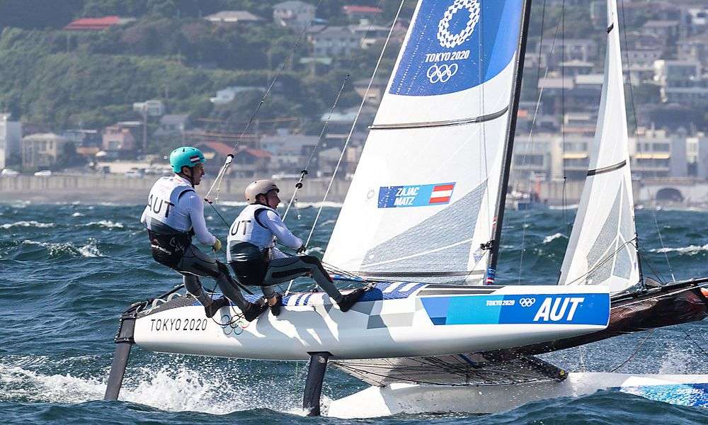segler-duo-thomas-zajac/barbara-matz-auf-kurs-richtung-medal-race segler-duo-thomas-zajac/barbara-matz-auf-kurs-richtung-medal-race
