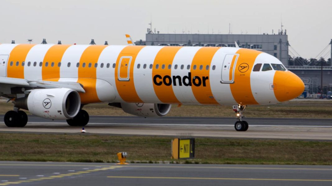 ferrienflieger-im-streifen-look:-das-sind-die-neuen-farben-der-condor:-erste-fotos-vom-airbus-a321-und-a330neo