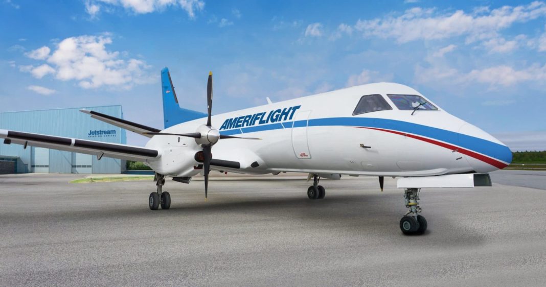 ameriflight-flottet-15-saab-340b-frachter-ein ameriflight-flottet-15-saab-340b-frachter-ein
