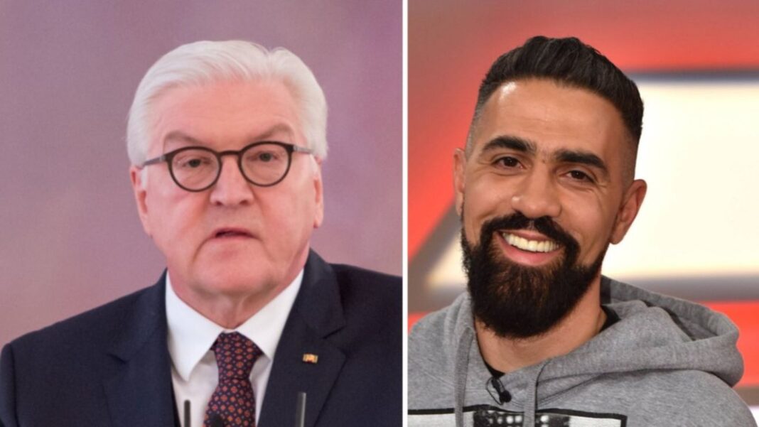 bundespraesident:-frank-walter-steinmeier-ist-ehrenpate-von-bushidos-drillingen-geworden