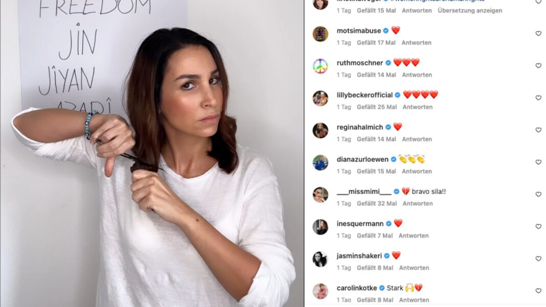 proteste:-solidaritaet-mit-frauen-im-iran:-sila-sahin-radlinger-schneidet-ihre-haare-ab proteste:-solidaritaet-mit-frauen-im-iran:-sila-sahin-radlinger-schneidet-ihre-haare-ab